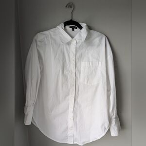 Dynamite White Button-up in Medium